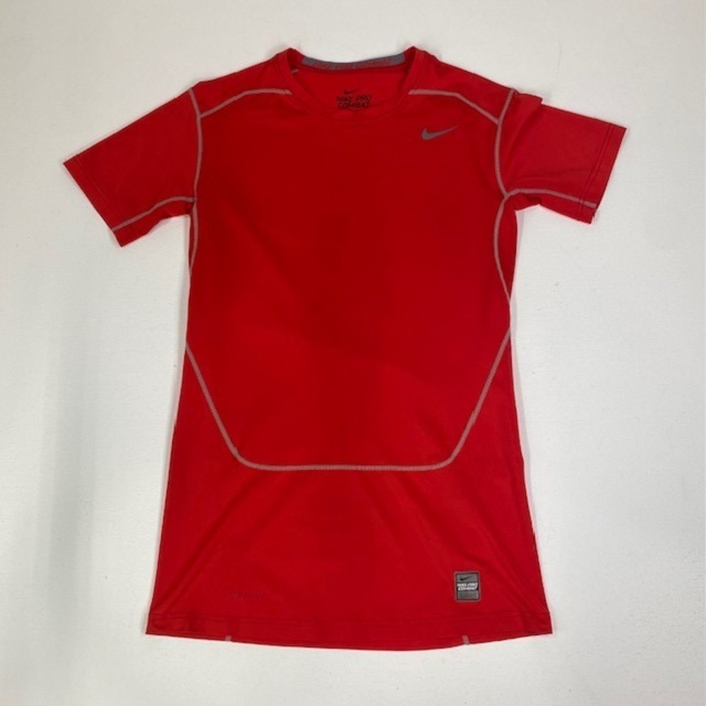 Nike Pro‎ Combat Compression Shirt DRI-FIT Athletic Top Red XL